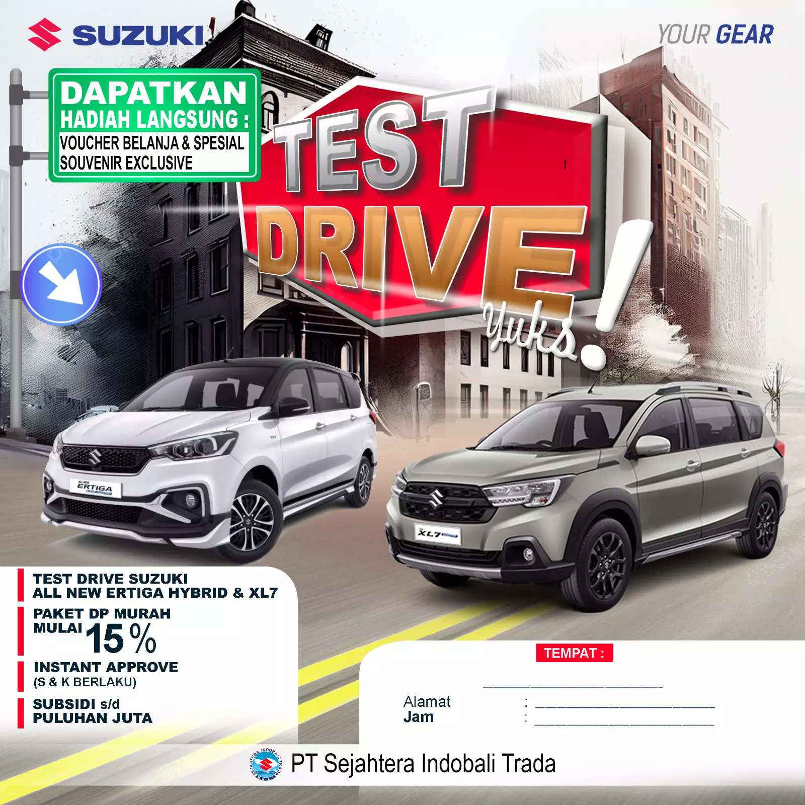 Sensasi berkendara dengan mobil terbaru Suzuki 