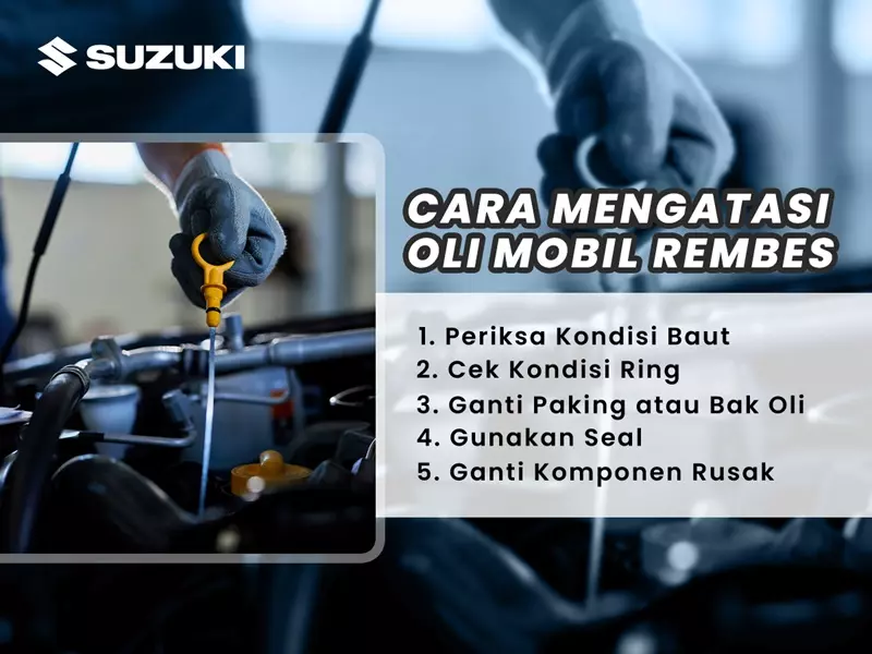 Cara Mengatasi Oli Mobil Yang Rembes